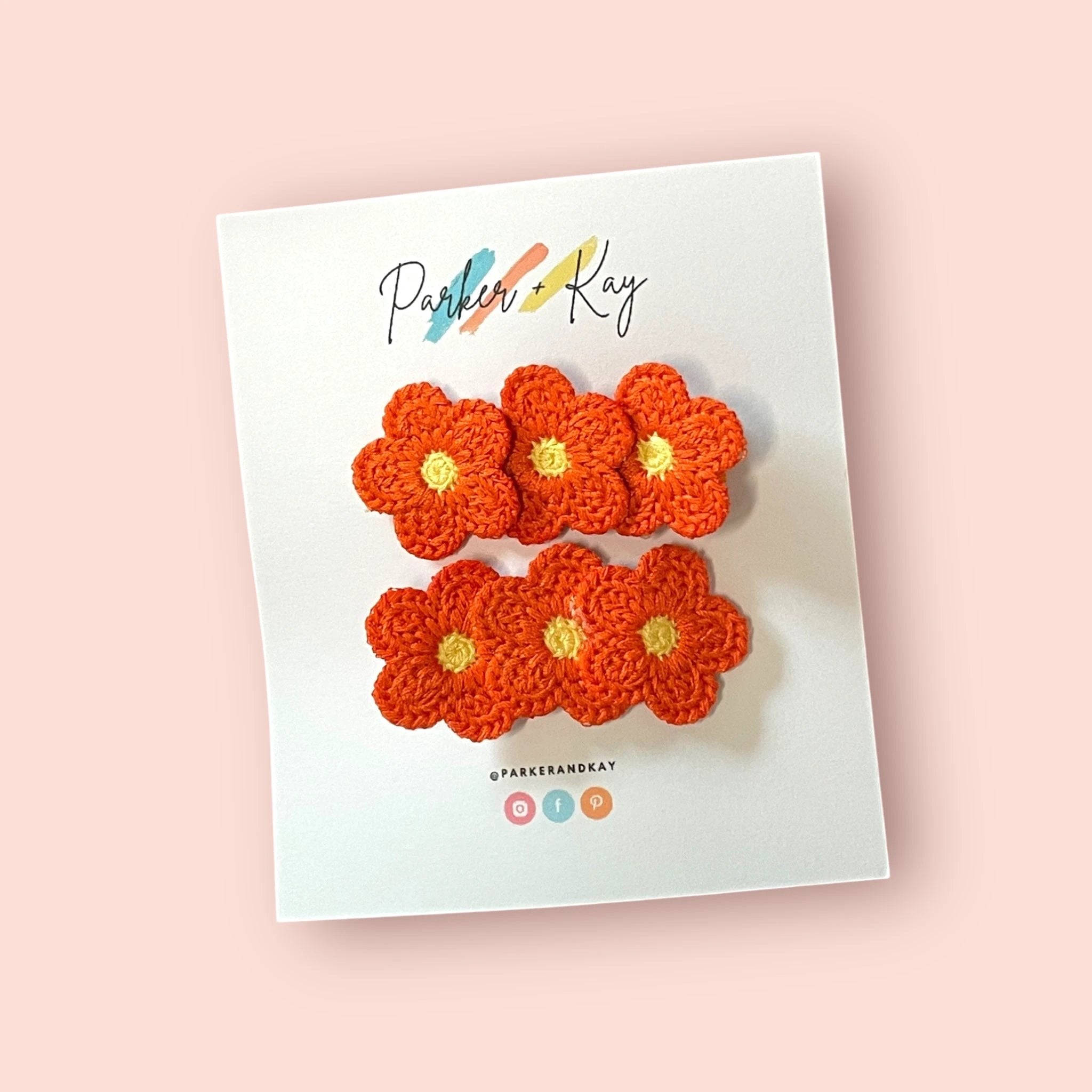 Bright Blooms Hair Clips by Parker + Kay Creative