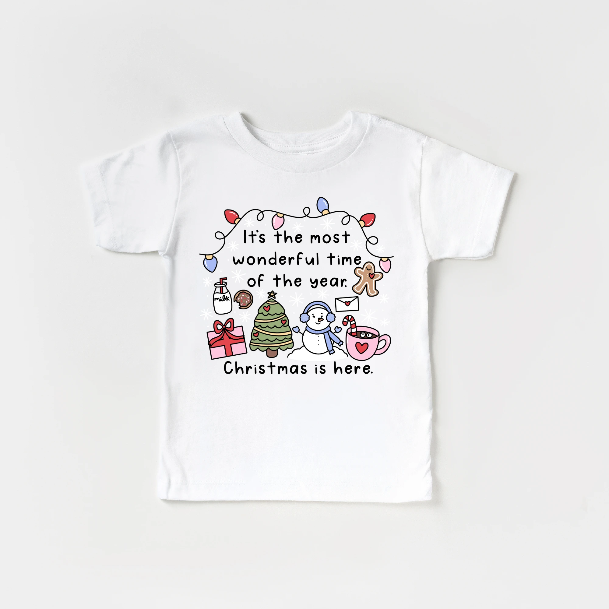 Most Wonderful time of the Year toddler and youth tee shirt, Christmas collection by Benny and Ray Apparel