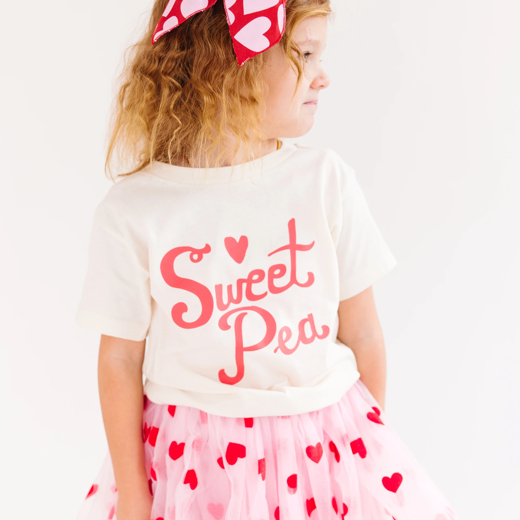 Sweet Pea toddler and youth tee shirt, Valentine's Day collection by Benny and Ray Apparel