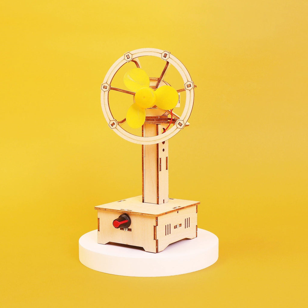 Variable Speed Oscillating Fan DIY Kit, Educational STEM Toy by Kitsville