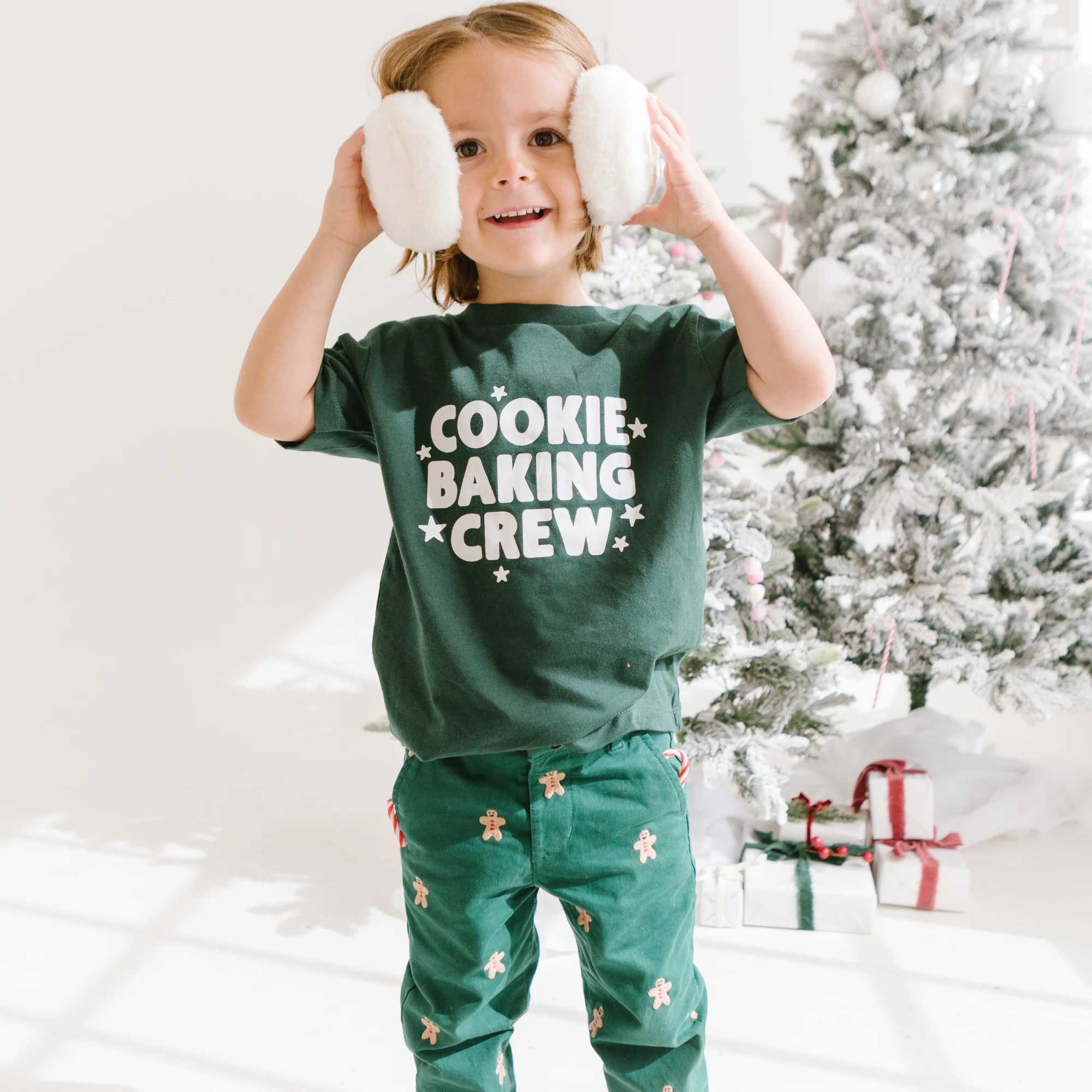 Cookie Baking Crew toddler and youth tee shirt, Christmas collection by Benny and Ray Apparel