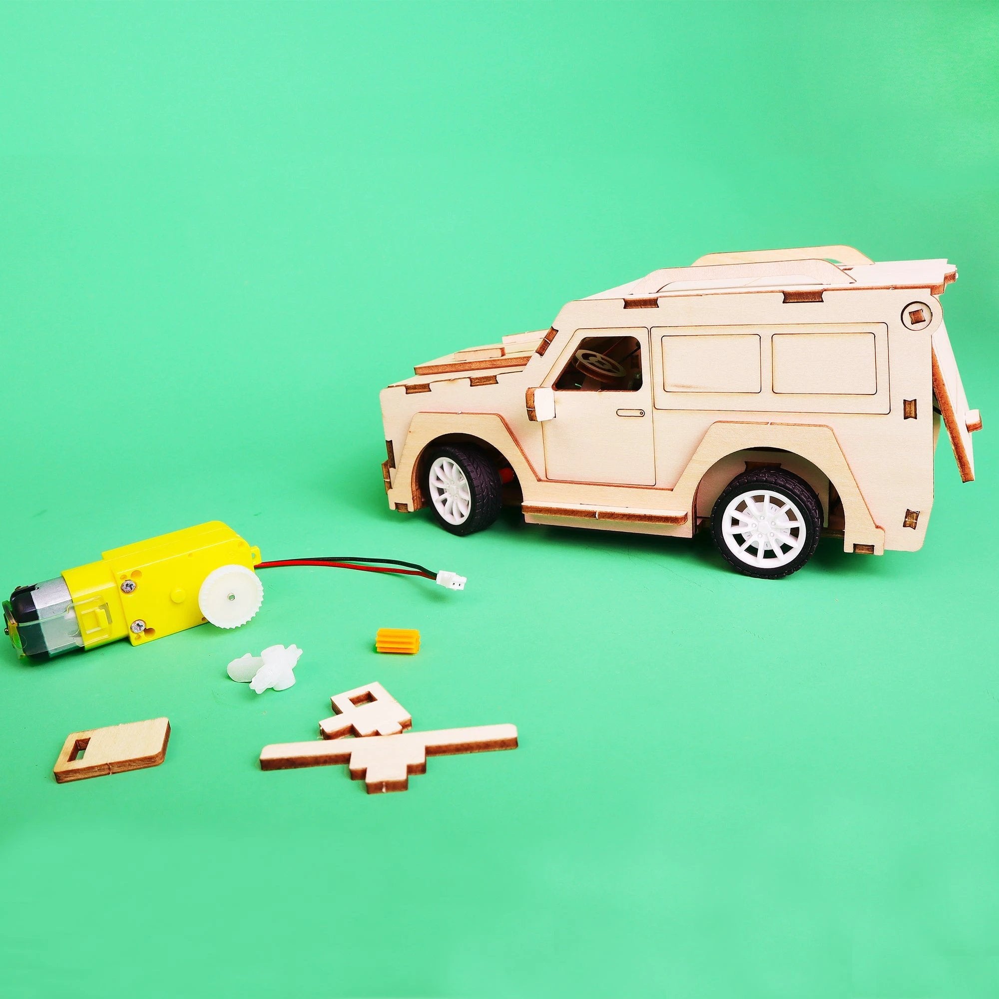 2.4 GHz RC SUV Car DIY Kit, Educational STEM Toy by Kitsville