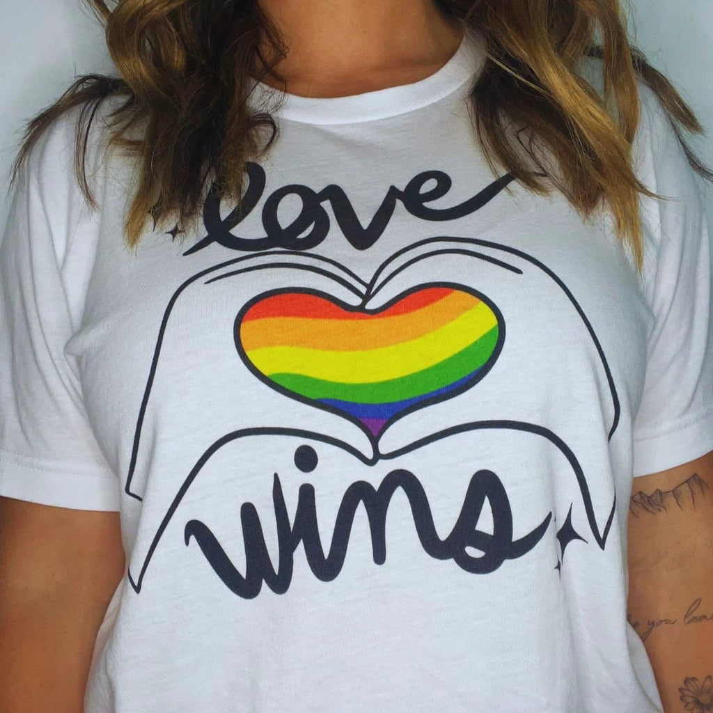 Love Wins Classic Tee by Kind Cotton