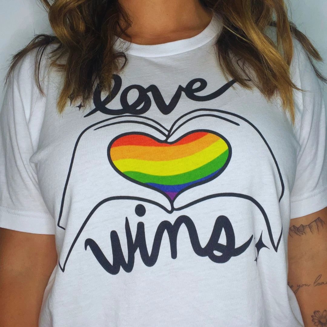 Love Wins Classic Tee by Kind Cotton