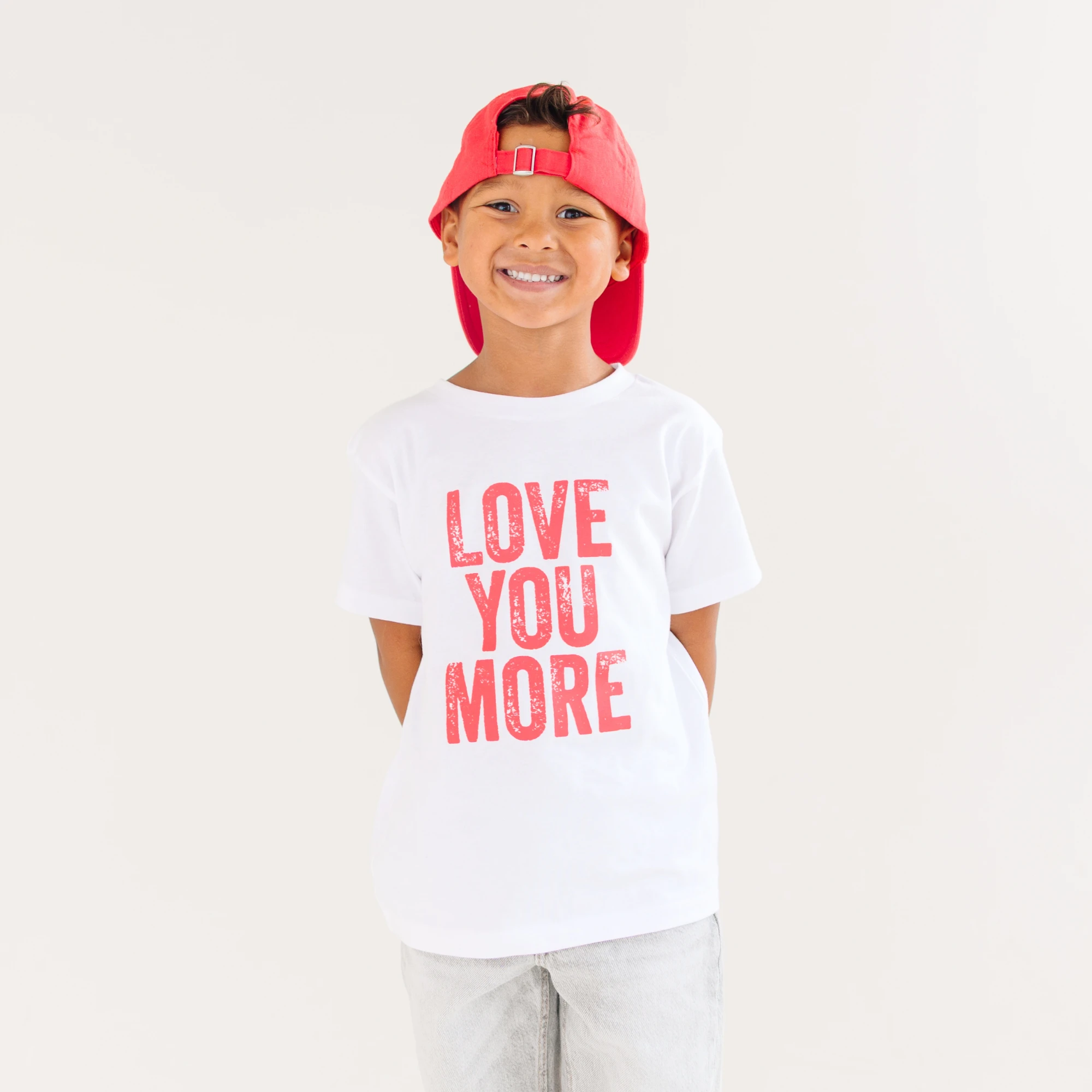 Love You More toddler and youth tee shirt, Valentine's Day collection by Benny and Ray Apparel