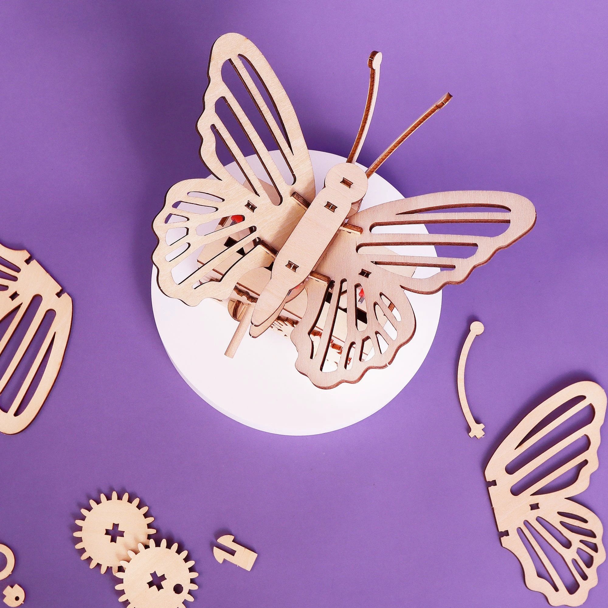 Fluttering Butterfly DIY Kit, Educational STEM Toy by Kitsville