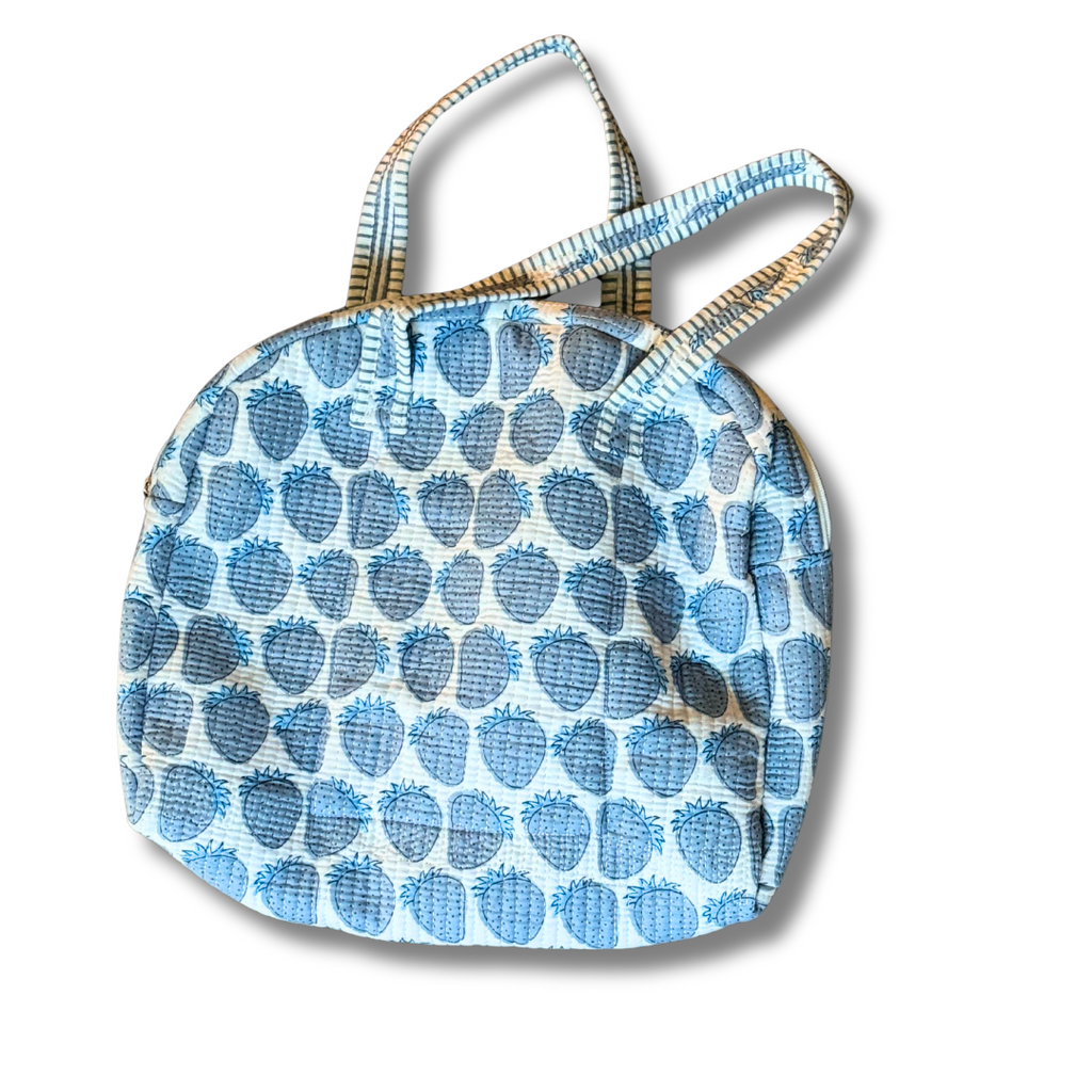 Soléa Cotton Strawberries Tote