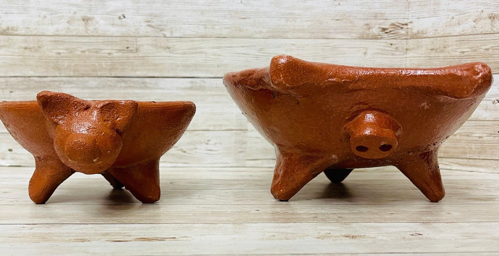 2x Authentic Mexican Pig Molcajetes 2 Molcajete Mexicanos de Barro en Forna de Marranito La Vie Bien 2x Authentic Mexican Pig Molcajetes 2 Molcajete Mexicanos de Barro en Forna de Marranito