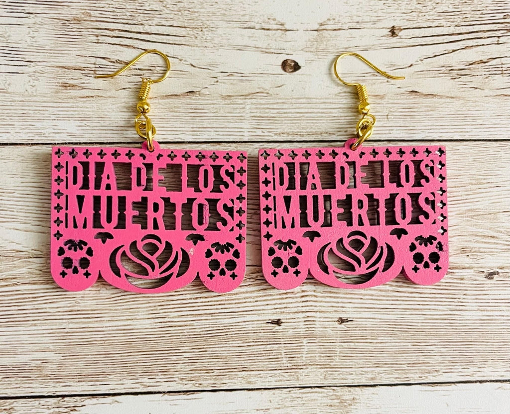 2x Day of the Dead Earrings 2 Pares de Aretes de Dia de Muerto La Vie Bien 2x Day of the Dead Earrings 2 Pares de Aretes de Dia de Muerto