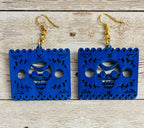 2x Day of the Dead Earrings 2 Pares de Aretes de Dia de Muerto La Vie Bien 2x Day of the Dead Earrings 2 Pares de Aretes de Dia de Muerto