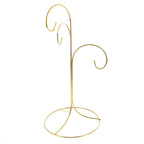 3-Arm 3-Tier Gold Brass Metal Ornament Stand Display 10.75 Inches Ornament Stands La Vie Bien 3-Arm 3-Tier Gold Brass Metal Ornament Stand Display 10.75 Inches