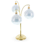 3-Arm Botanical Style Gold Metal Ornament Display Stand 12 Inches Ornament Stands La Vie Bien 3-Arm Botanical Style Gold Metal Ornament Display Stand 12 Inches