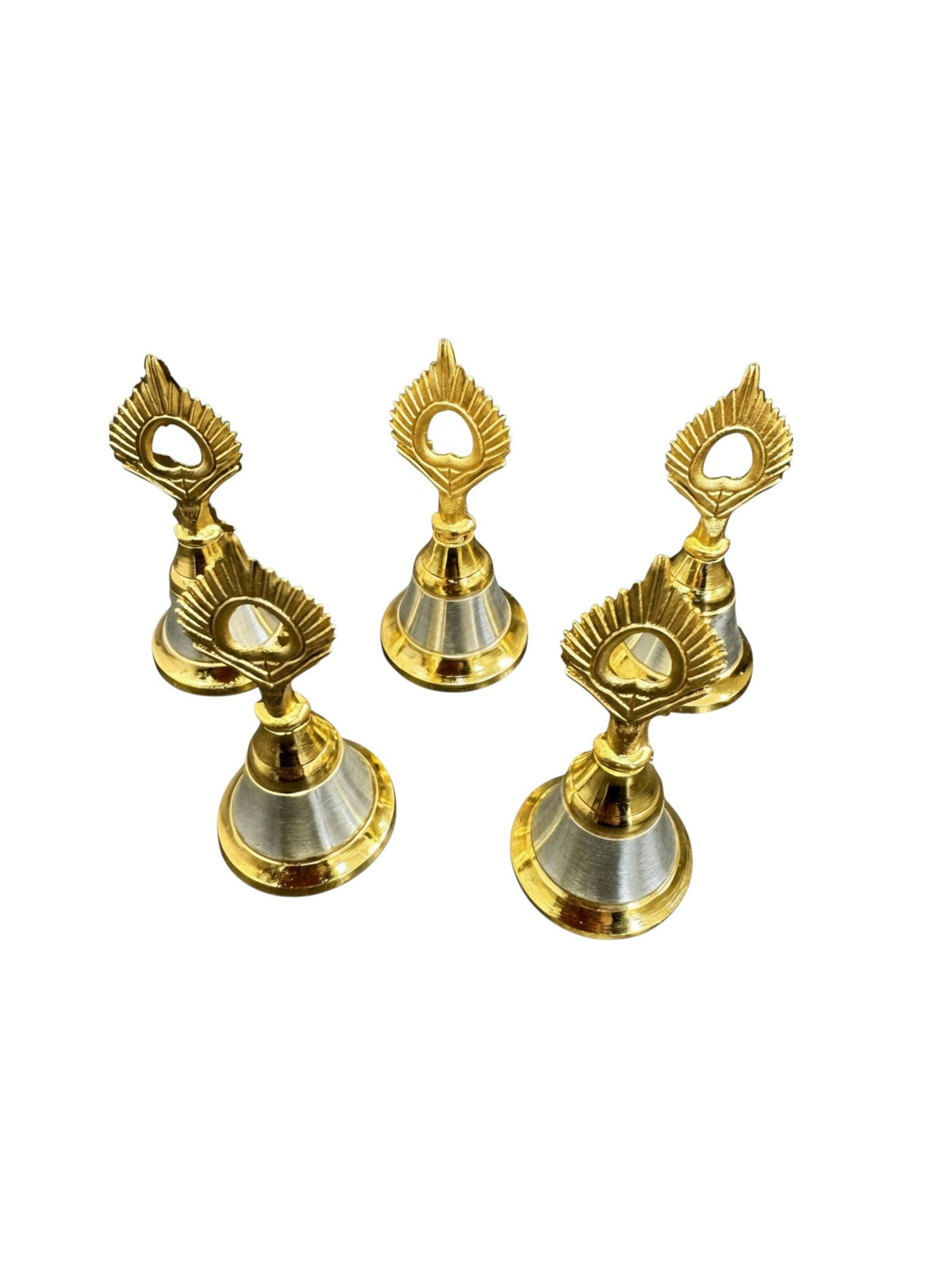 3" German Silver Bell for Puja - Affordable Diwali Return Gift/ Puja Return Gift La Vie Bien 3" German Silver Bell for Puja - Affordable Diwali Return Gift/ Puja Return Gift