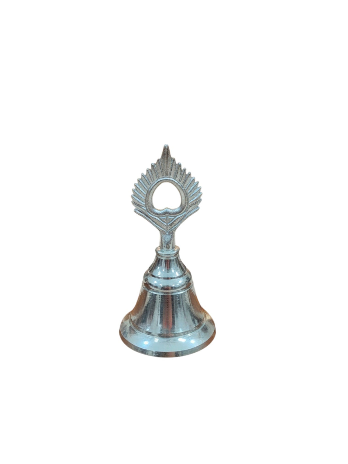 3" German Silver Bell for Puja - Affordable Diwali Return Gift/ Puja Return Gift La Vie Bien 3" German Silver Bell for Puja - Affordable Diwali Return Gift/ Puja Return Gift