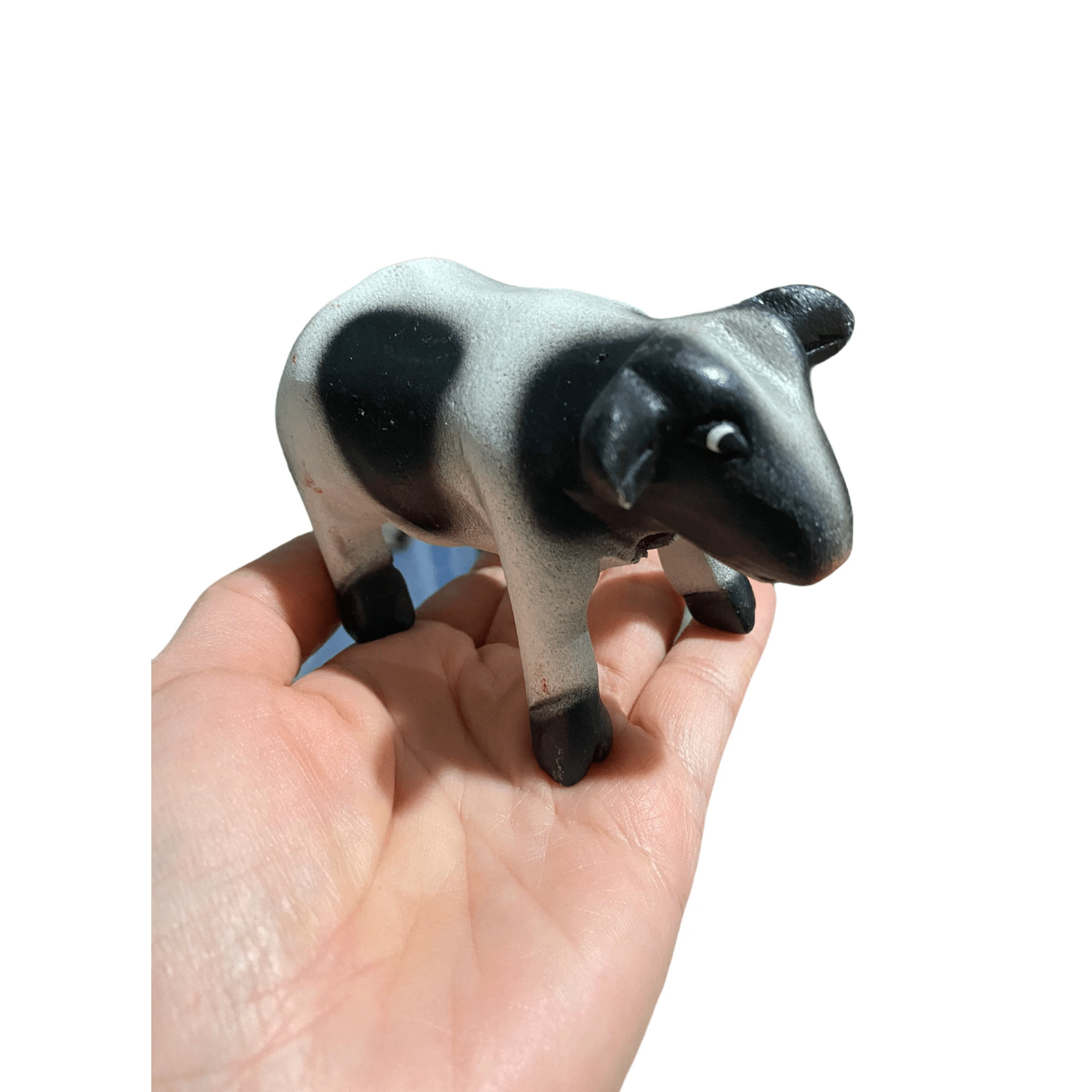 3" Painted Wooden Musical Whistle Cow Instrument by Music Frog Co