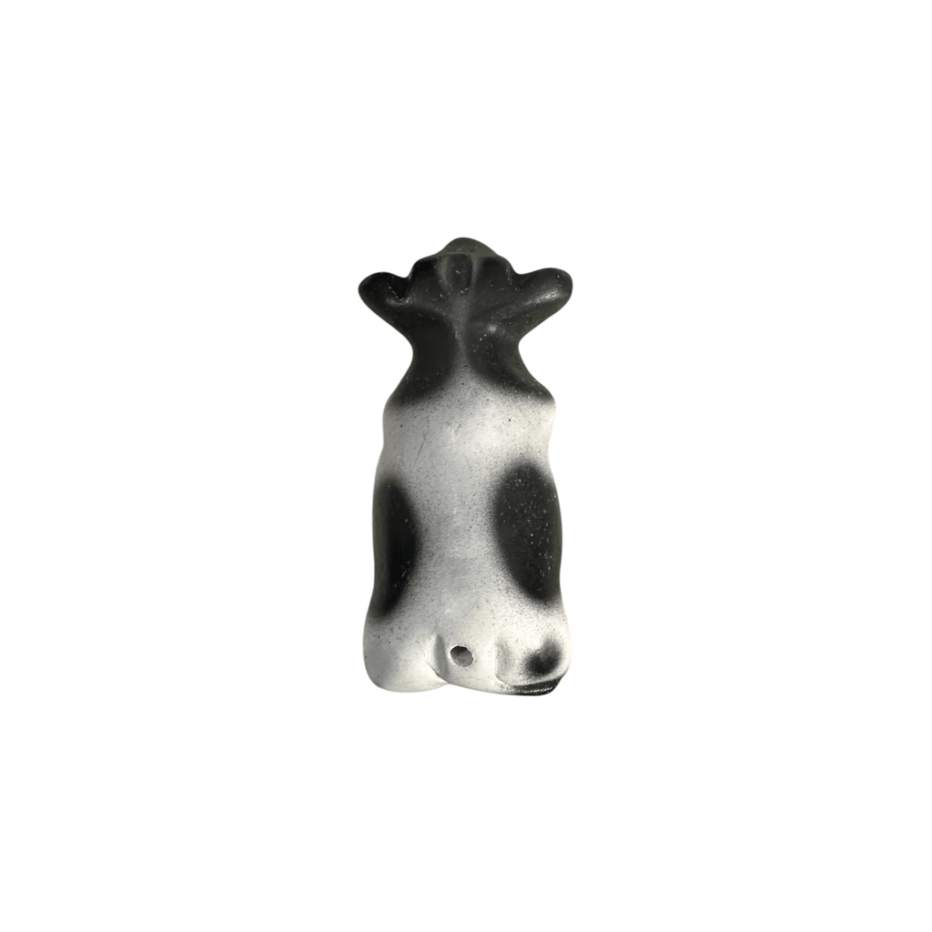 3" Painted Wooden Musical Whistle Cow Instrument by Music Frog Co