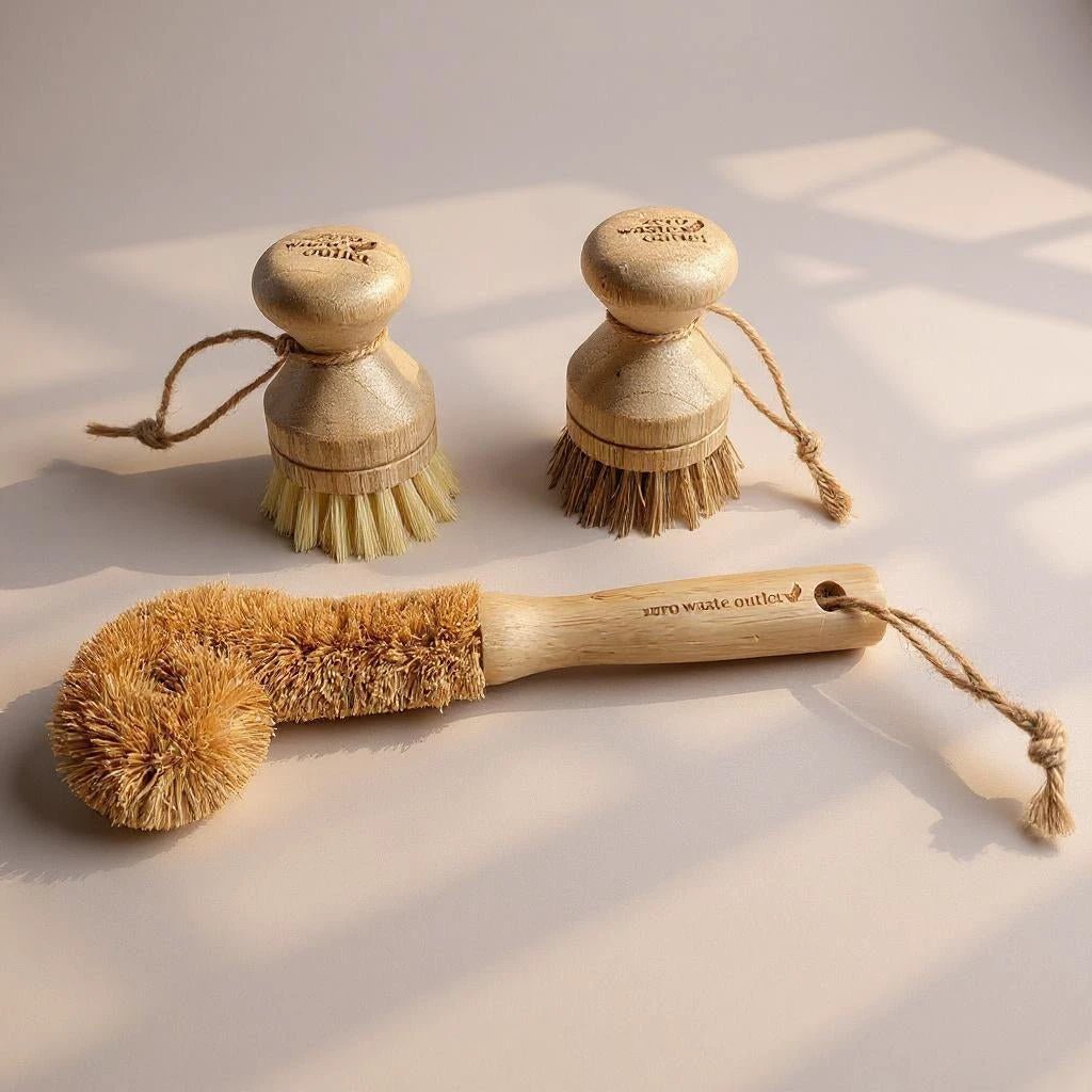 3-Piece Sink Brush Set by Zero Waste Outlet