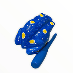 3" Wooden Musical Frog - Winter Design (Percussion Instrument) by Music Frog Co