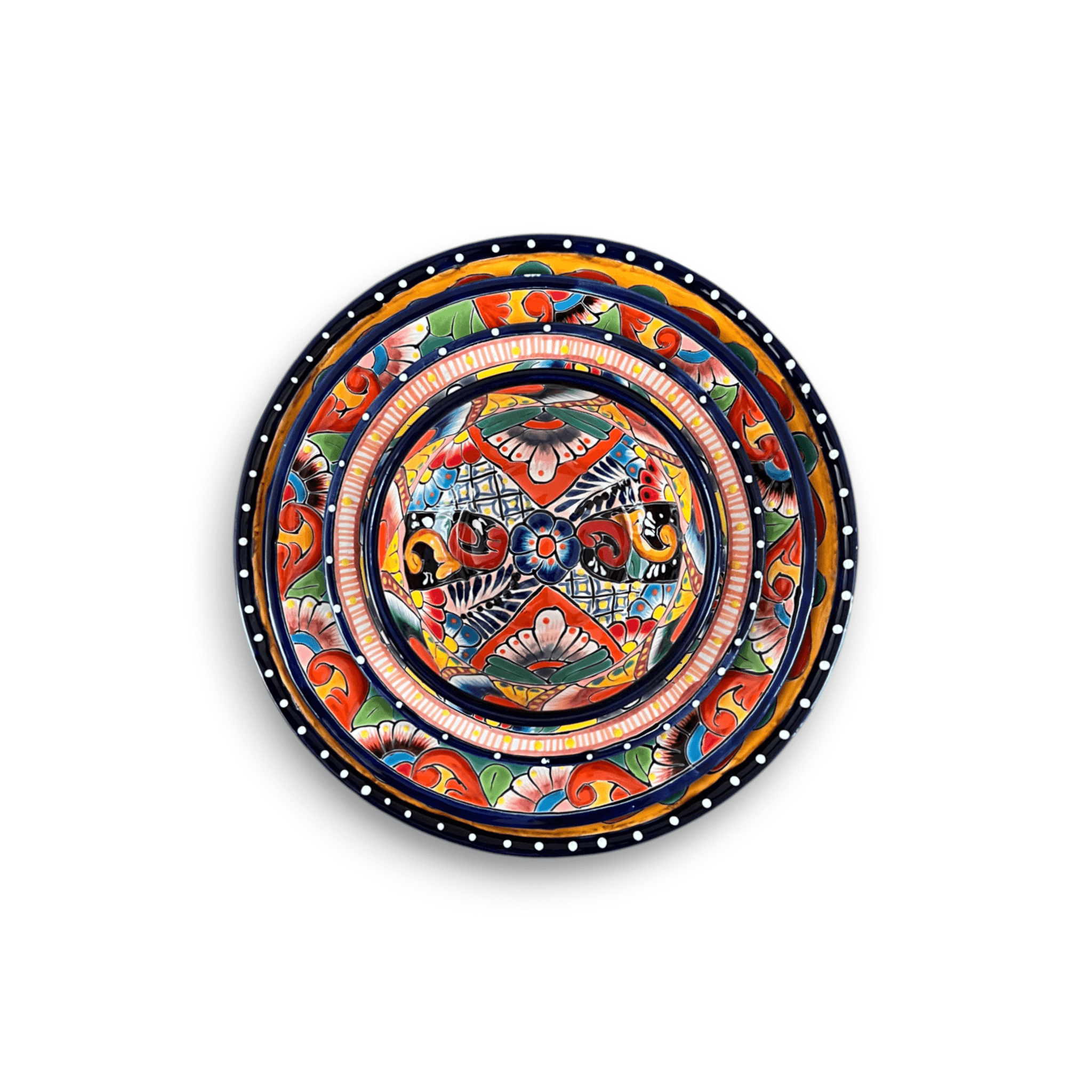 30 - Piece Talavera Dinnerware Set | Colorful Tableware (Seats 6) Talavera Dinnerware Set La Vie Bien 30 - Piece Talavera Dinnerware Set | Colorful Tableware (Seats 6)