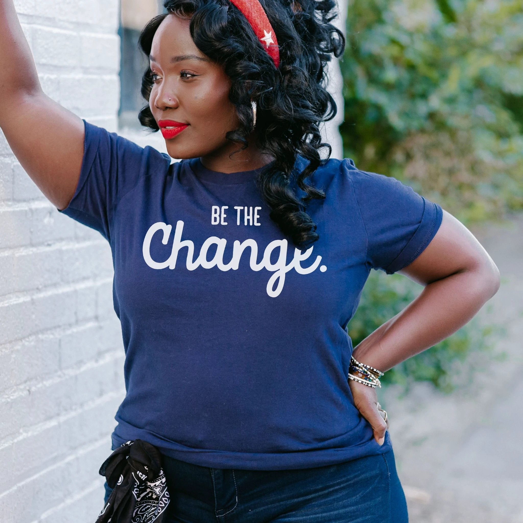 Be The Change Classic Tee by Kind Cotton