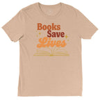 Books Save Lives Classic Tee by Kind Cotton