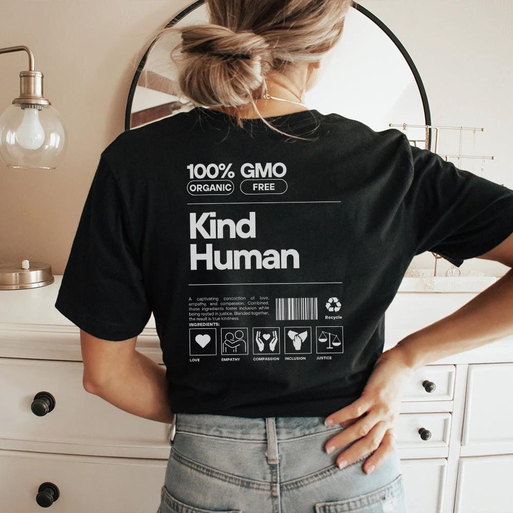 100% Kind Human Classic Tee by Kind Cotton