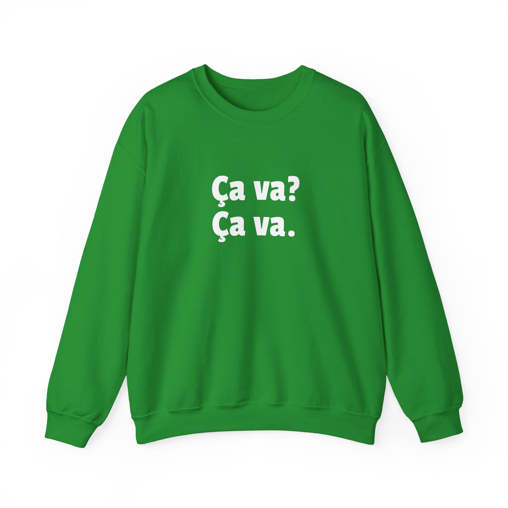 Ca va? Ca va. Unisex Crewneck Sweatshirt