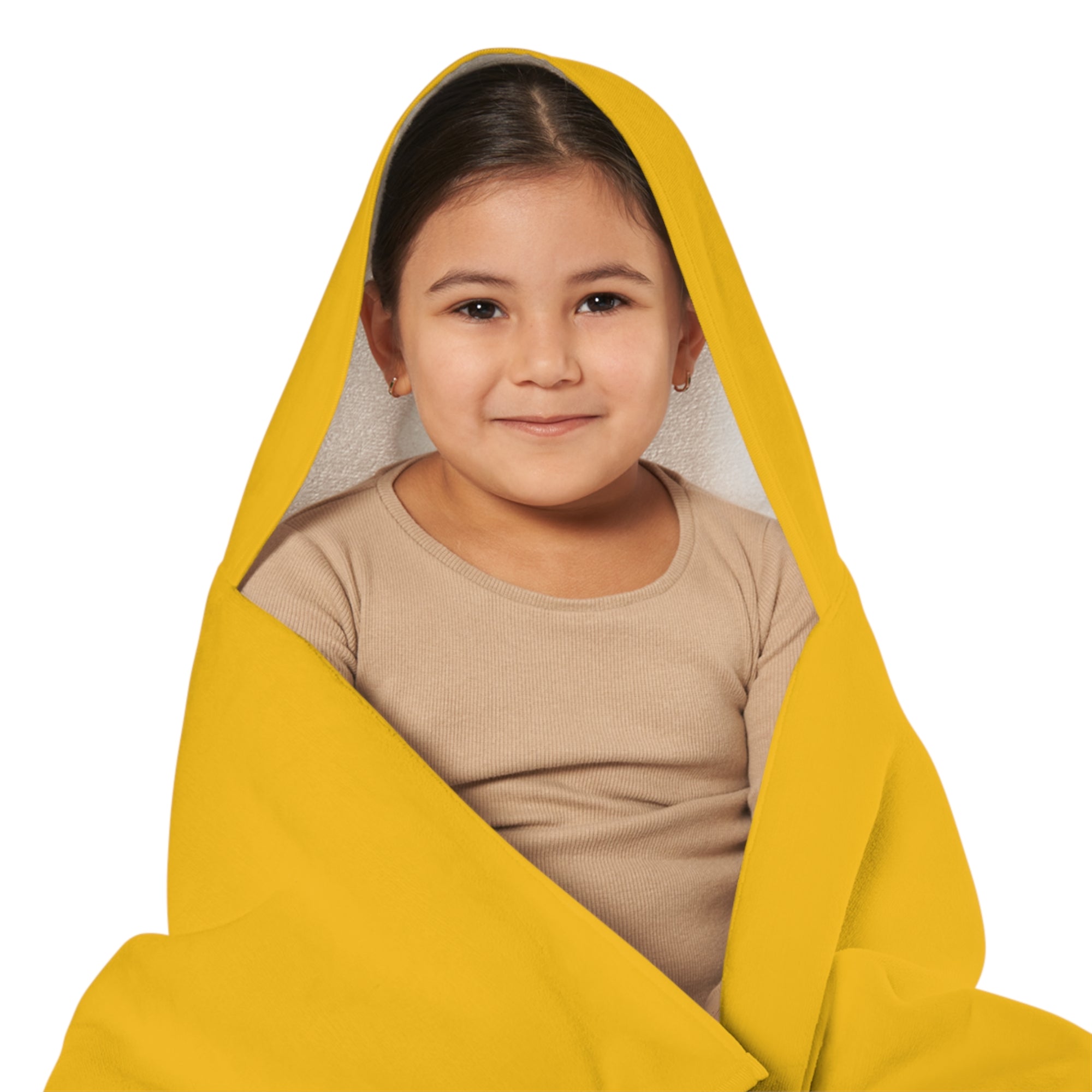 Kid's personalized ducky hooded bath towel