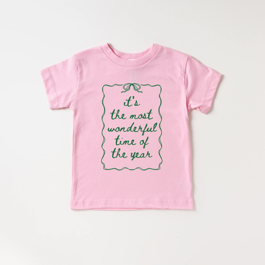 It's the most wonderful time of the Year toddler and youth tee shirt, Christmas collection by Benny and Ray Apparel