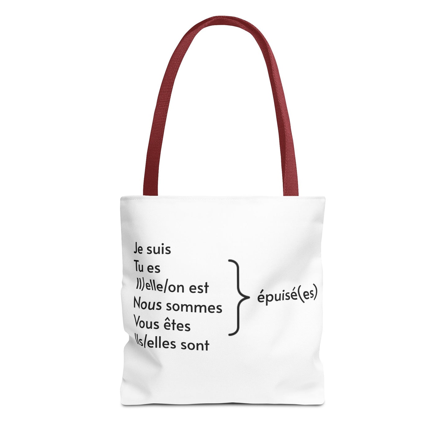 Je suis épuisé (je suis épuisé) Tote bag
