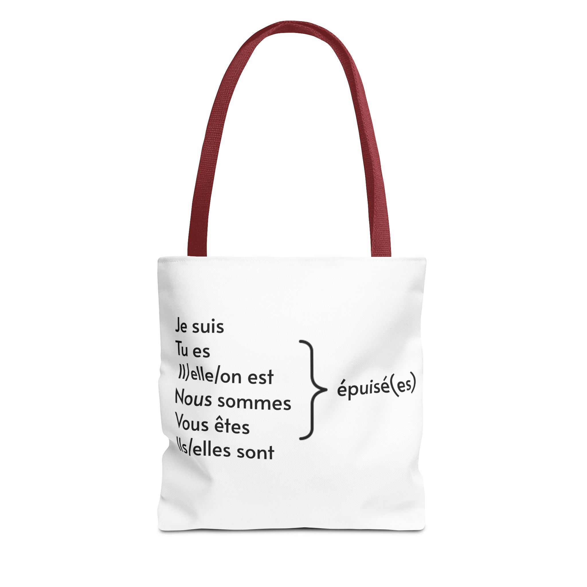 Je suis épuisé (I am exhausted) Tote Bag