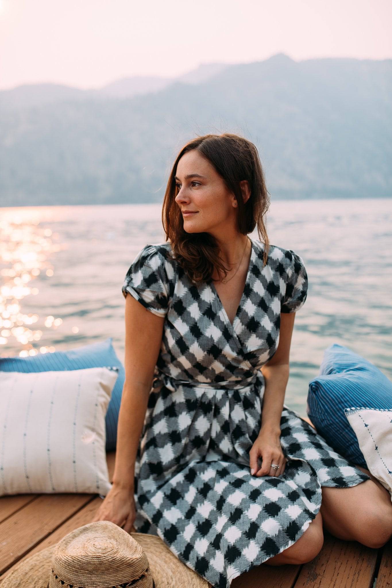 Picnic Plaid Wrap Dress - FINAL SALE