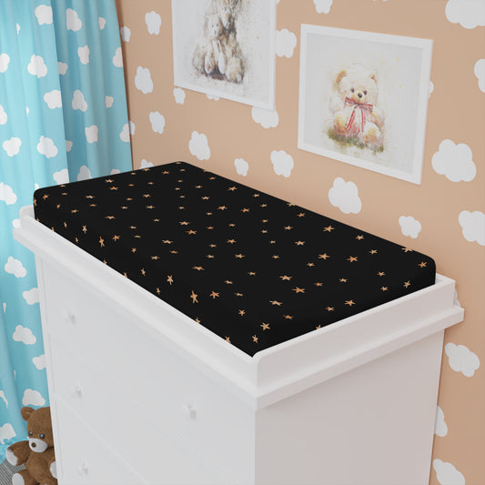 Starry night sky Baby Changing Pad Cover