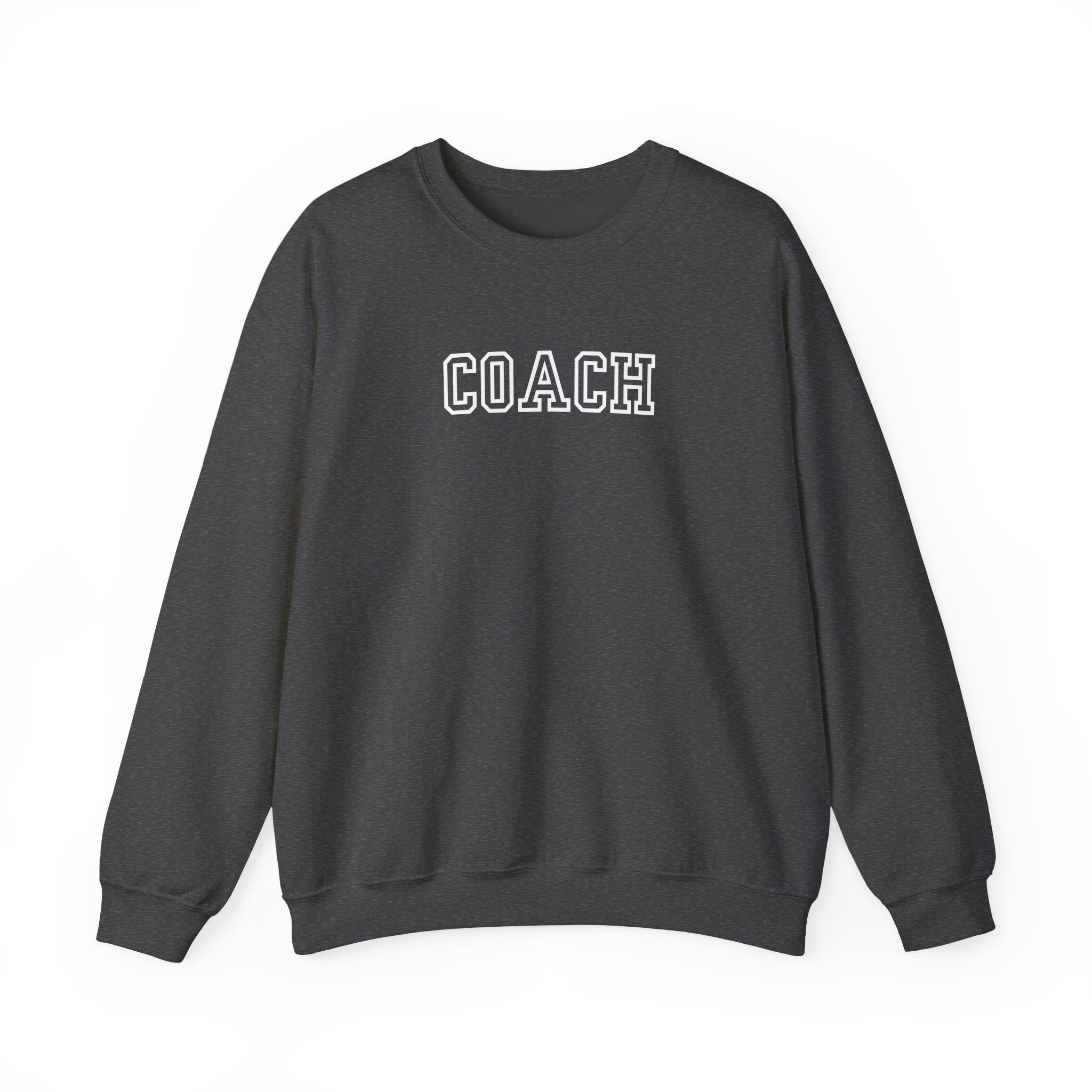 Coach Crewneck Sweatshirt Collegiate Lettering, warm Pullover