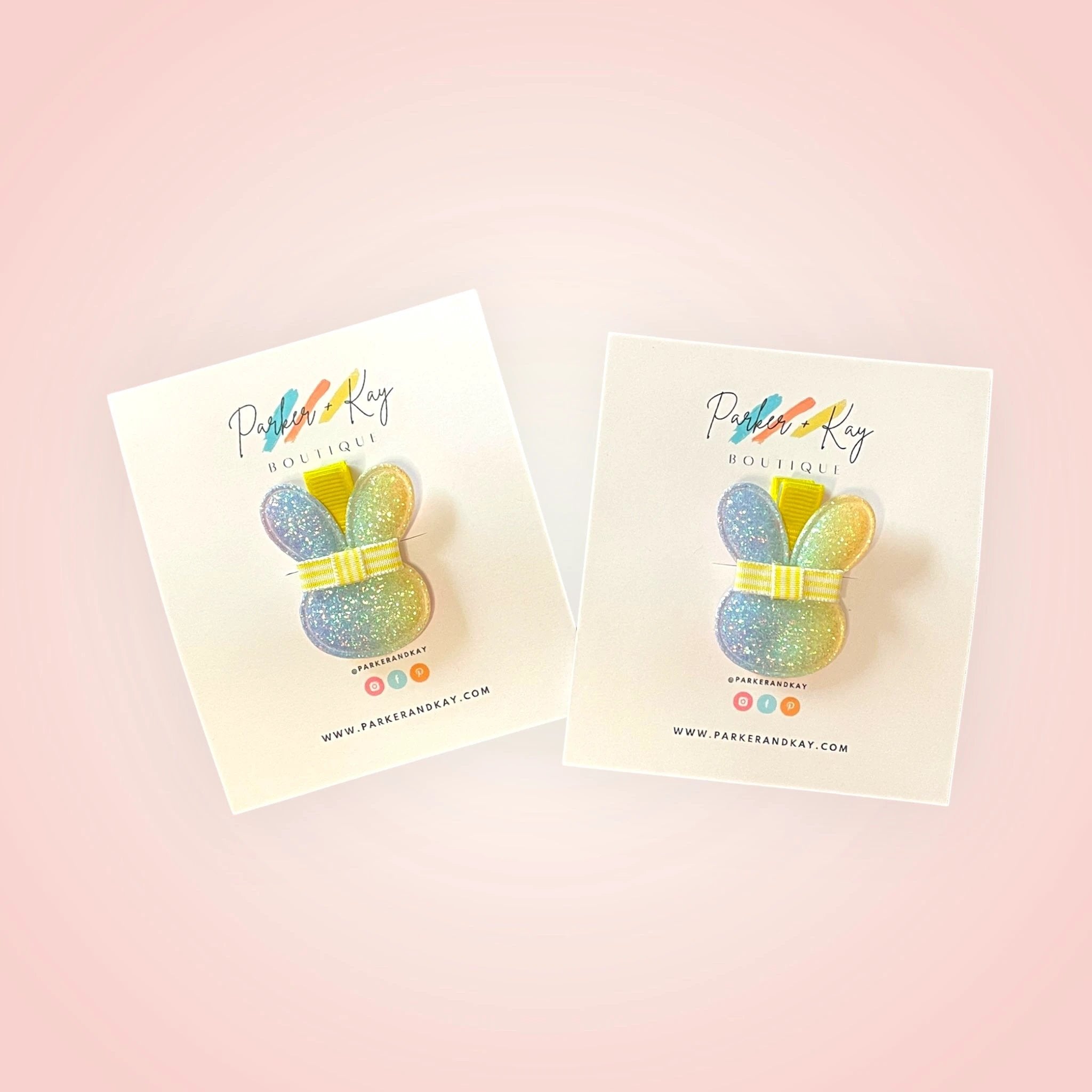 Miss Bunny Statement Hair Clips by Parker + Kay Creative