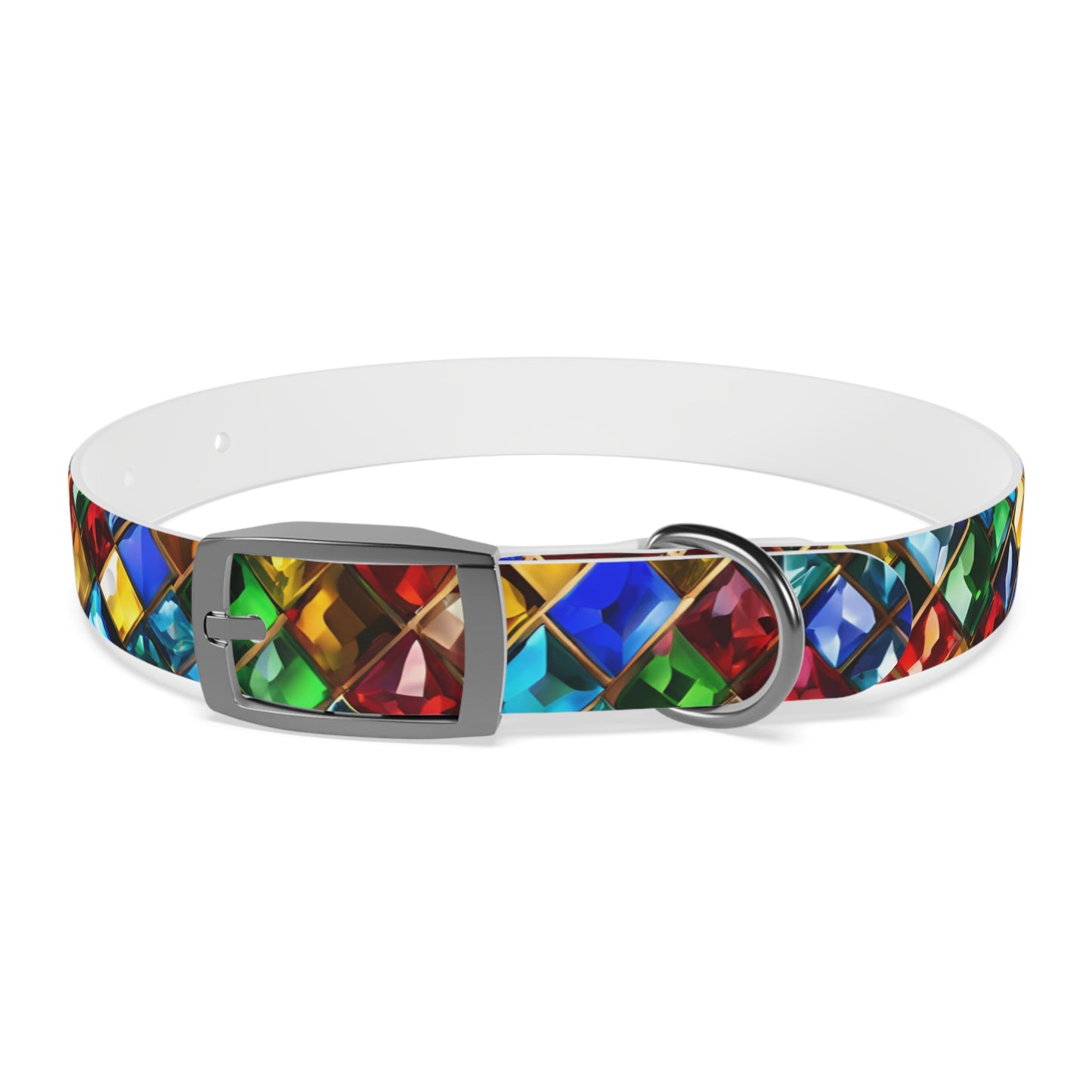 Collier pour chien à imprimé bijou