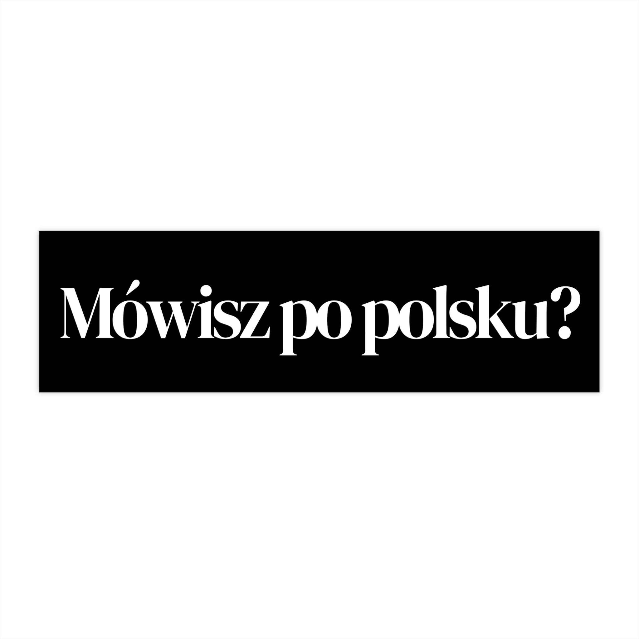 Móvisz po polsku bumper sticker