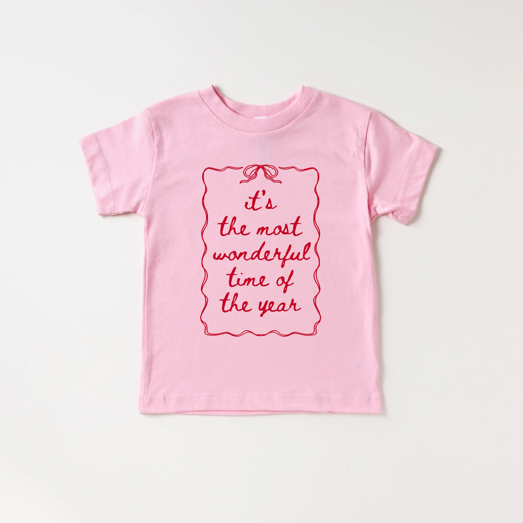 It's the most wonderful time of the Year toddler and youth tee shirt, Christmas collection by Benny and Ray Apparel
