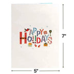 Happy Holidays Pop Up Christmas Card by Paper Love