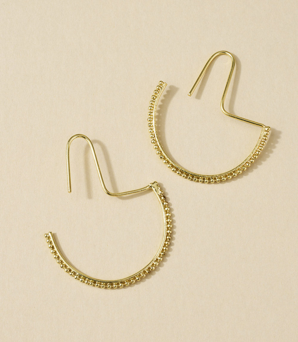 Bhavani Dot Threader Earrings