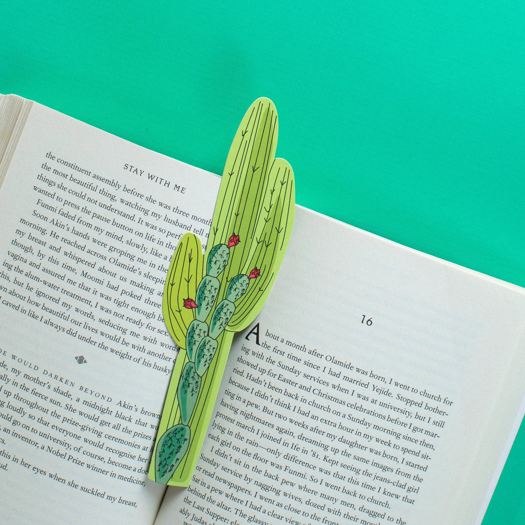 Cactus Bookmark (it's die cut!) by Tia Chucha's Centro Cultural & Bookstore