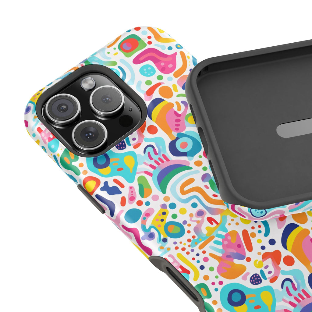 Bespattered Facade Rainbow Doodles MagSafe Tough Case