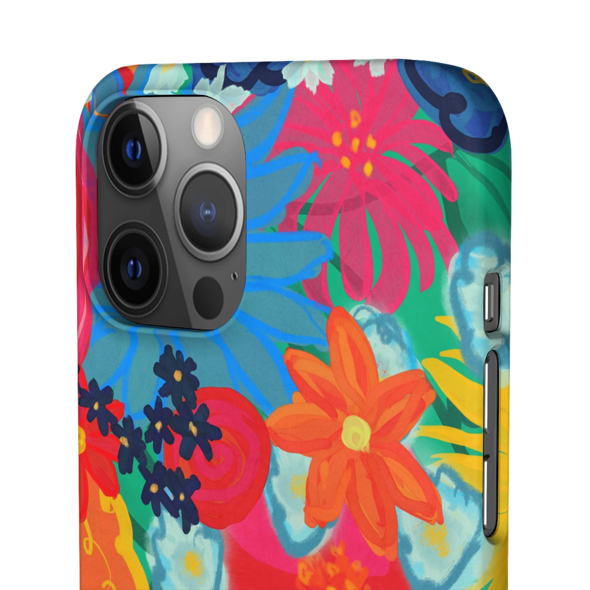 Bespattered Facade Bold Florals Snap Case