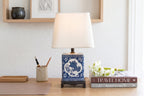 Antique Celestial Kirin Blue & White Petite Lamp