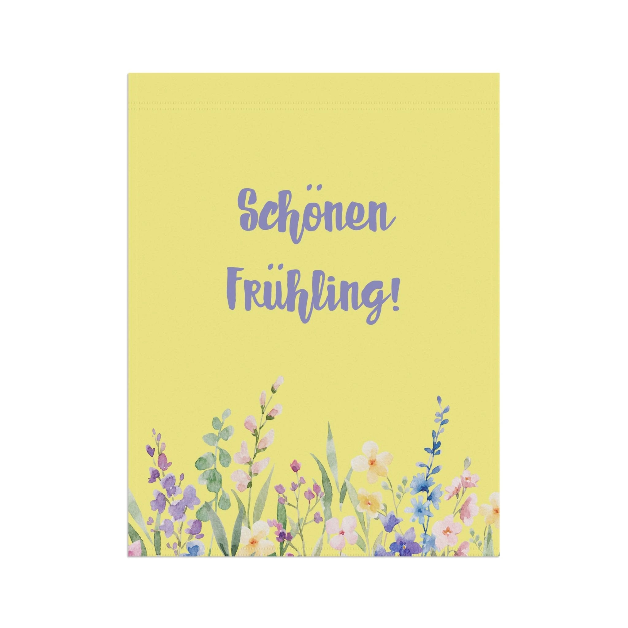 Schönen Frühling! Spring Garden Banner by Printify