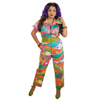 Luscious Landscape Jumpsuit in Radiant Emerald- Re-Stocked! by Blue Platypus Clothing