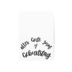 Alles Gute zum Geburtstag Birthday Greeting Cards - German by Printify