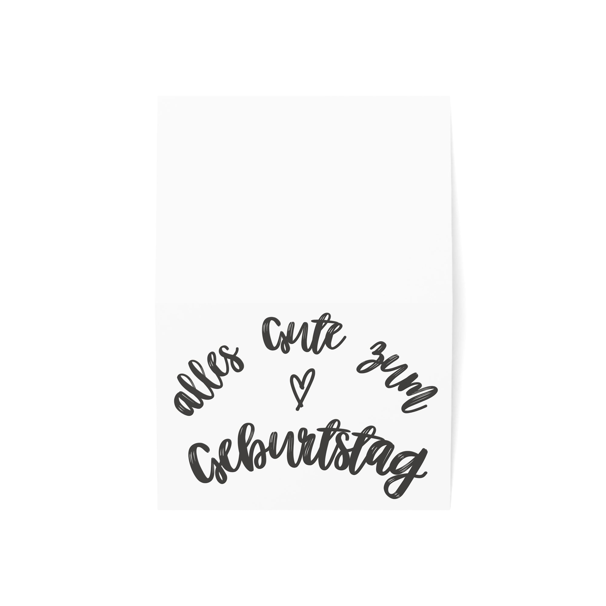 Alles Gute zum Geburtstag Birthday Greeting Cards - German