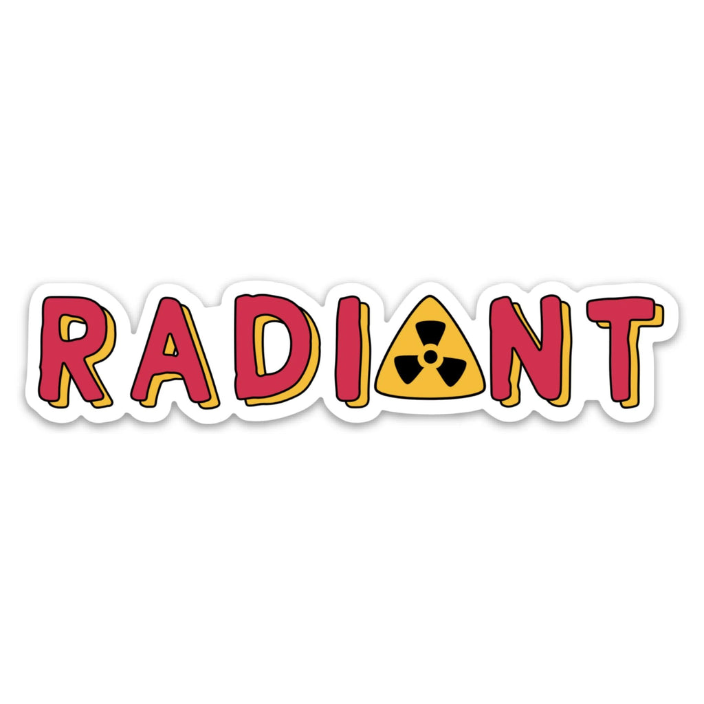 Radiant Cancer Treatment Radiation Vinyl Sticker by Five Dot Post