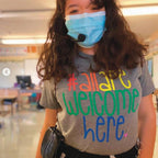 All Are Welcome Here Classic Tee by Kind Cotton